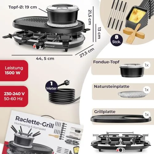 KESSER 3in1 Raclette Grill 6