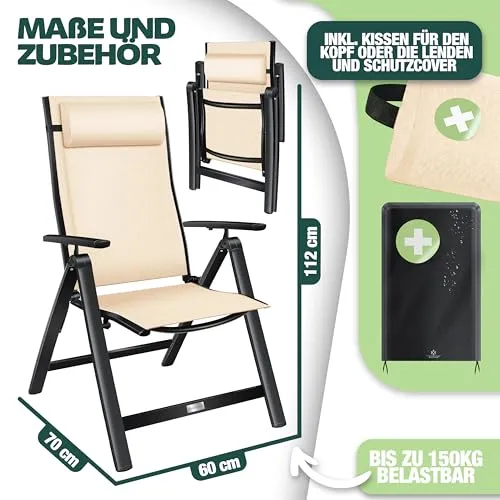 KESSER Gartenstuhl Hochlehner 2