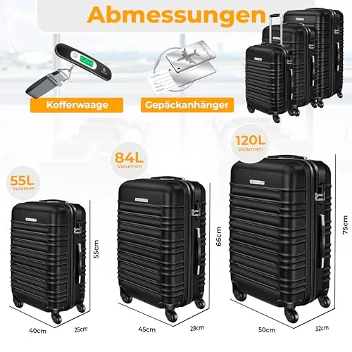 KESSER Hartschalenkofferset 2