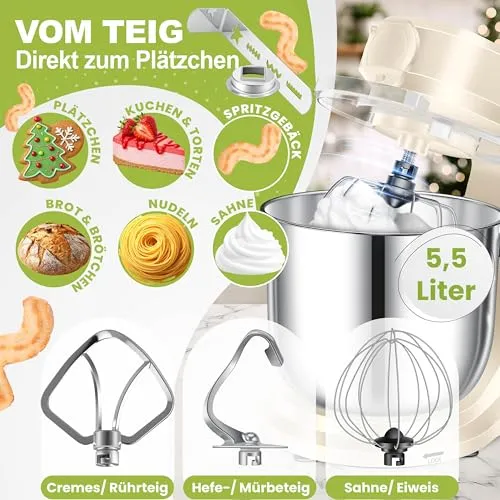 KESSER Küchenmaschine 3in1 3