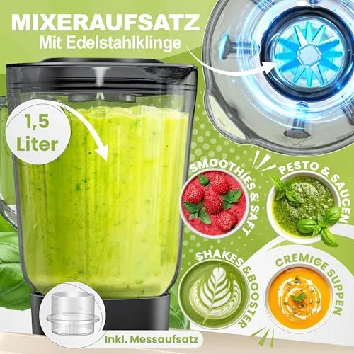 KESSER Küchenmaschine 3in1 4