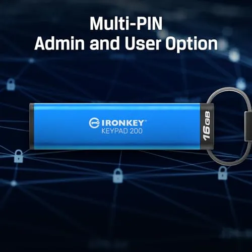 Kingston IronKey Keypad 200 8GB 3