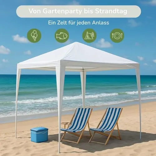 Kinzo Partyzelt 3x3 Meter 4