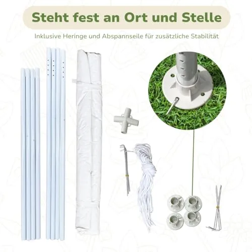 Kinzo Partyzelt 3x3 Meter 5