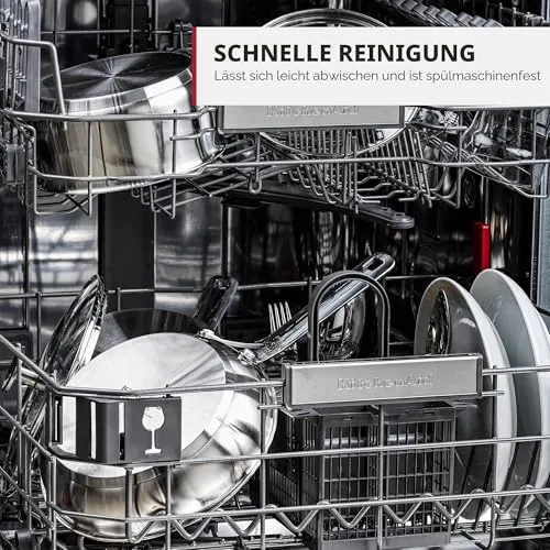 KitchenAid 7-teiliges Edelstahl-Kochgeschirr-Set 6
