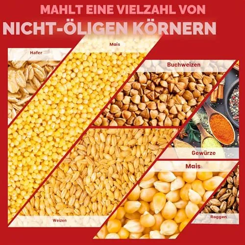 KITOART Getreidemühlen-Aufsatz UC 5