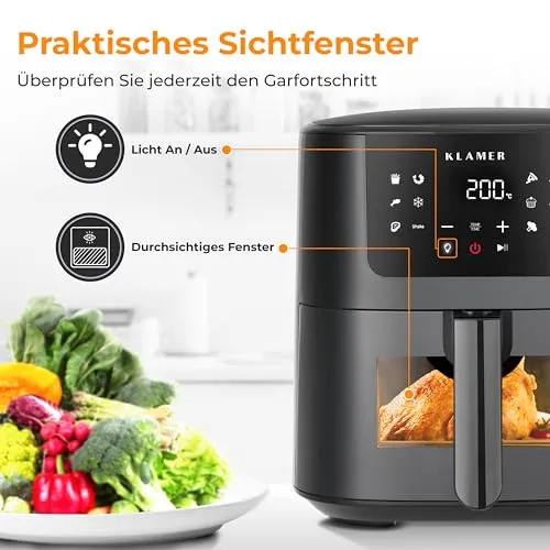 KLAMER Heißluftfritteuse XL 4