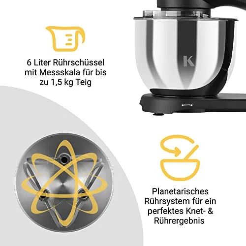 KLAMER Küchenmaschine UC 4