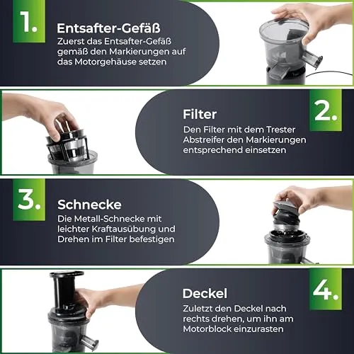 KLAMER Slow Juicer 5
