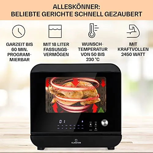 Klarstein Heißluftfritteuse XXL 2
