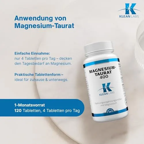Klean Labs Magnesium Taurat 400-120 4