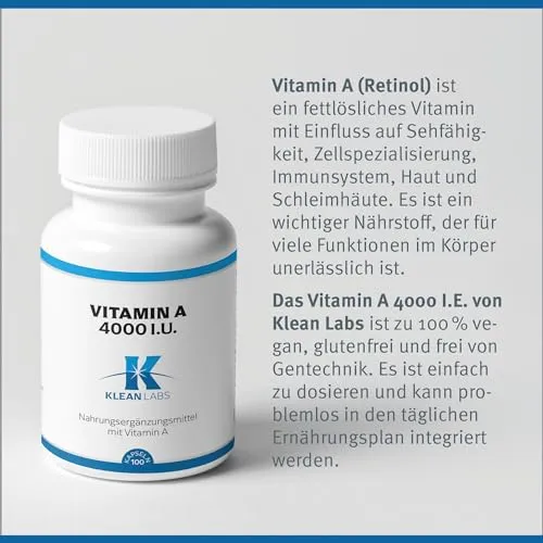 Klean Labs Vitamin A 4