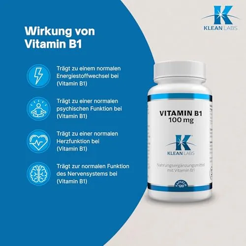 Klean Labs Vitamin B1 2