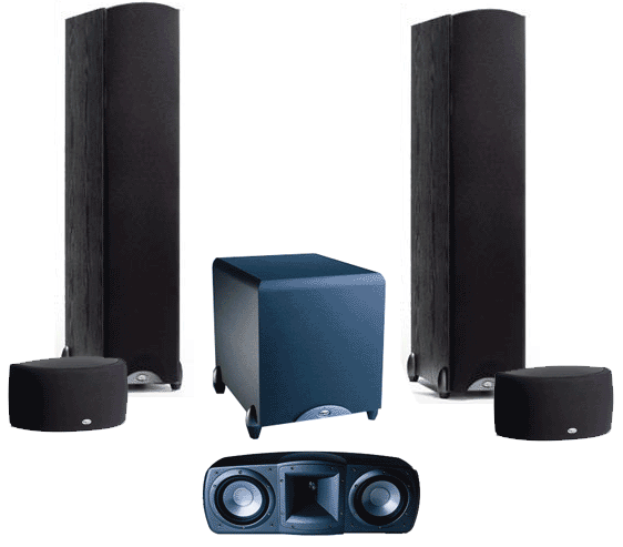 Klipsch Synergy-Set SUB-10, S-1, F-1, C-3
