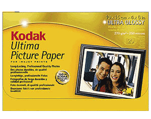 Kodak Ultima Picture Paper Ultra Glossy