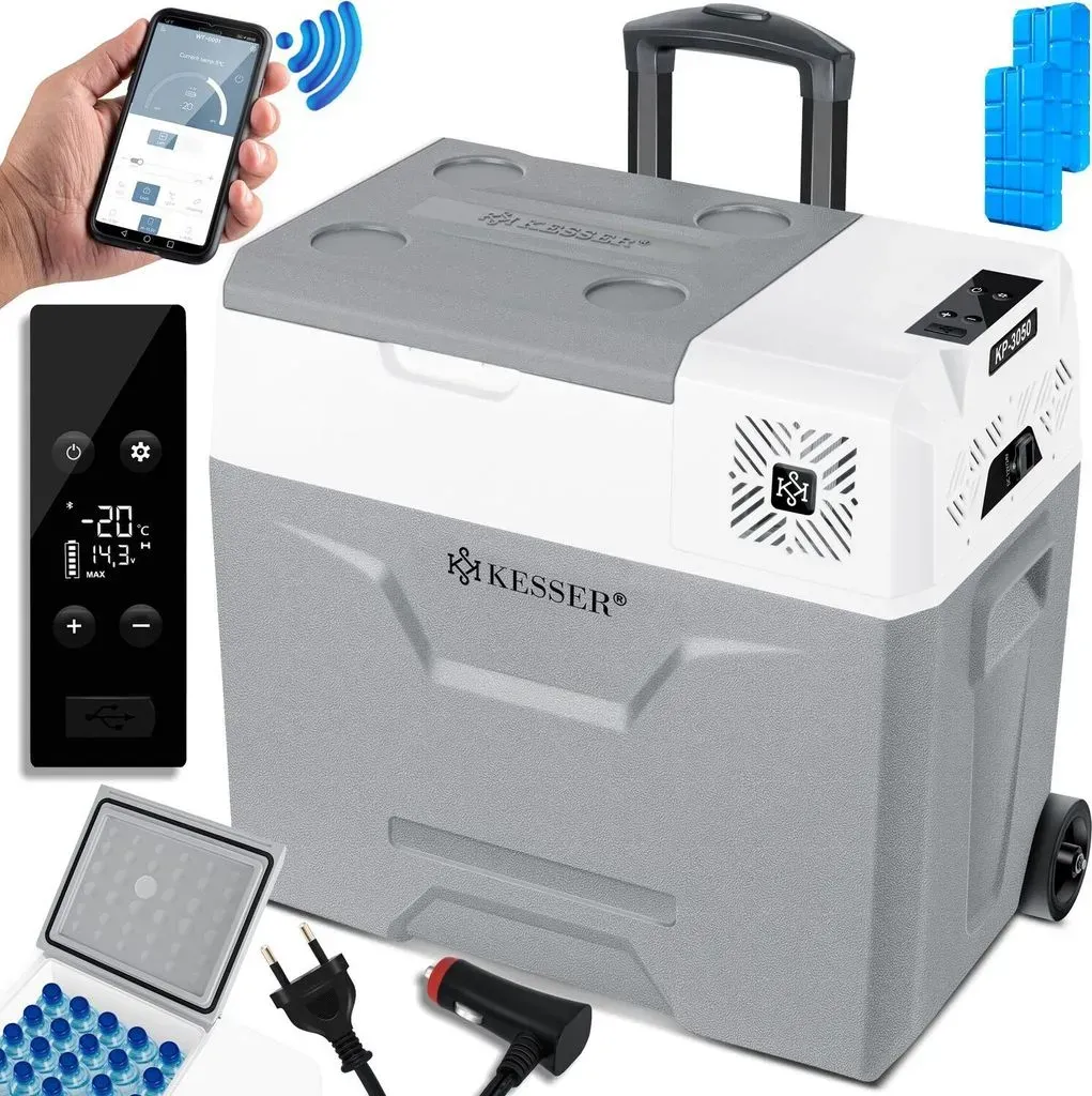 Kompressorkühlbox 50 l grau