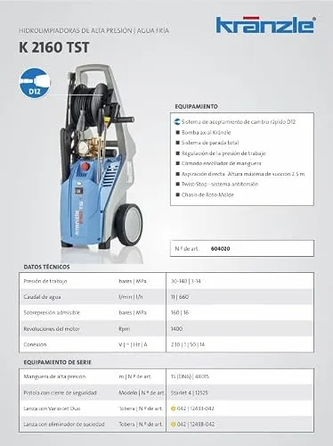 Kränzle K2160 TST 5