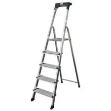 Krause Komfort Stufen-Steh-Leiter MultiGrip-System 4 Stufen 2