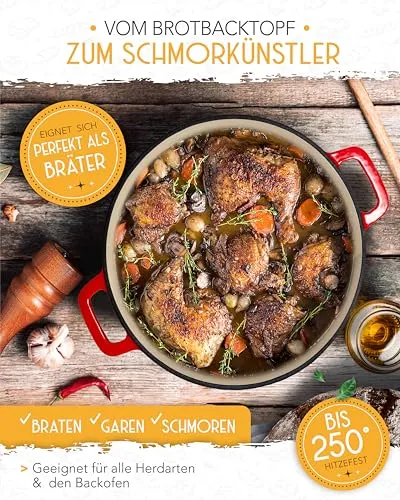 KRUSTENZAUBER Gusseisen Topf 5