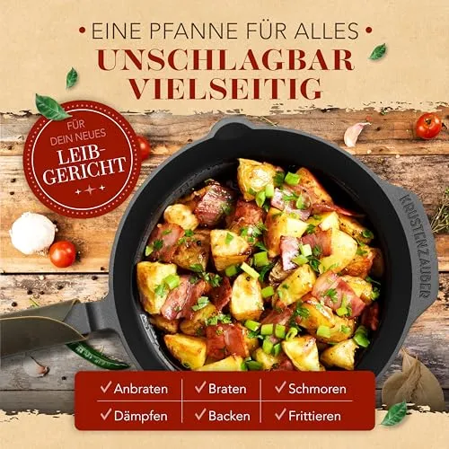KRUSTENZAUBER Gusseisenpfanne 3
