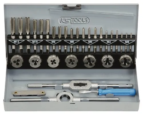 KS Tools HSS Co Gewindeschneidwerkzeug-Satz 32tlg. - 331.0732