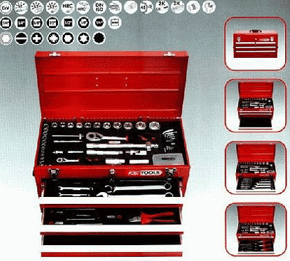 KS-Tools Werkzeugkoffer 100tlg.