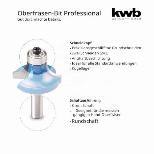 kwb Abrundfräser UC 2