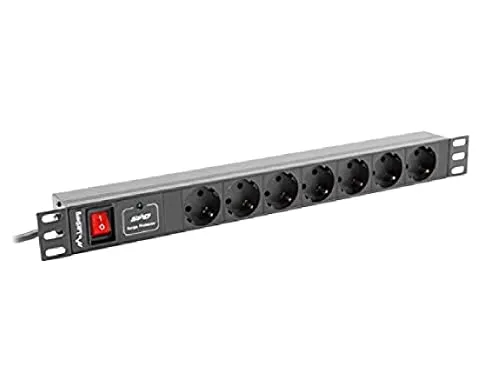 Lanberg PDU 1U 16A 7X SHUKO 2