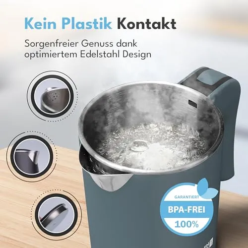 LEBENLANG Reise Wasserkocher Mini 3