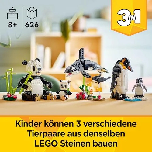 LEGO Creator 3in1 Wilde Tiere 31165 2