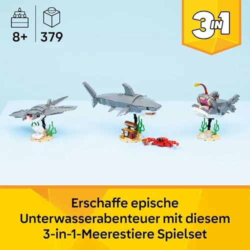 LEGO Creator 3in1 Wilder Hai 31381 2
