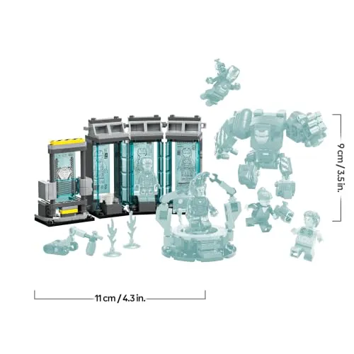 LEGO Iron Mans Labor: Halle der Rüstungen 76315