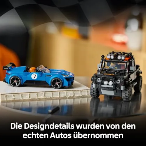 LEGO Jaguar Project 7 & Land Rover Defender 2
