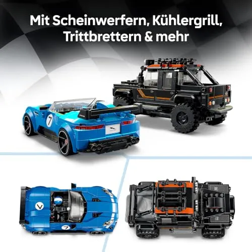 LEGO Jaguar Project 7 & Land Rover Defender 3