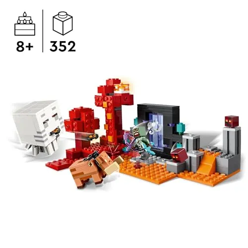 LEGO Minecraft Hinterhalt am Netherportal 21255