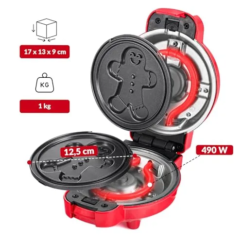 LEHMANN Mini Waffeleisen 6