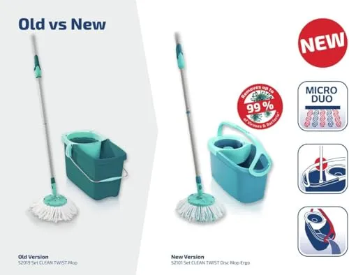 Leifheit CLEAN Twist Disc Mop Ergo 2.0 3