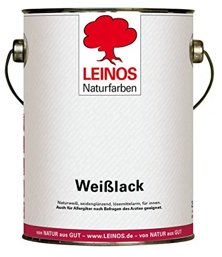 Leinos Naturharz-Weisslack, seidenglänzend