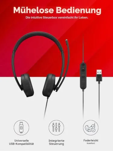 Lenovo Wired Stereo Headset G2 5