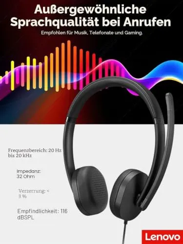 Lenovo Wired Stereo Headset G2 7