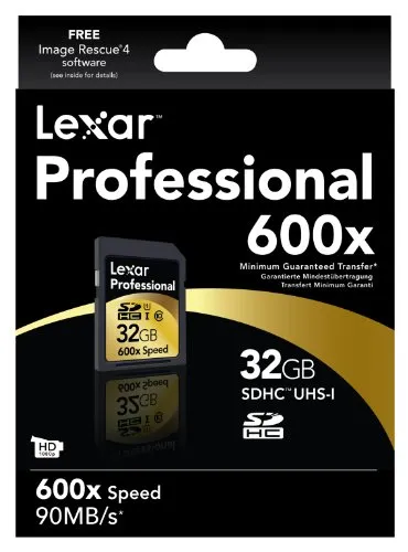Lexar Professional SDHC SDXC 90MB/s 600x Class 10 UHS-I 2