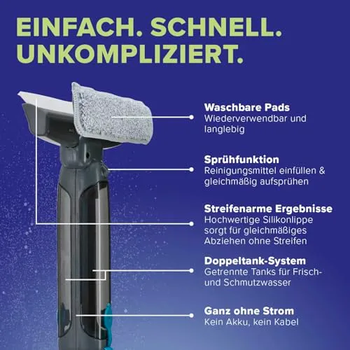 LICHTERBLITZ Fensterreiniger Set 3