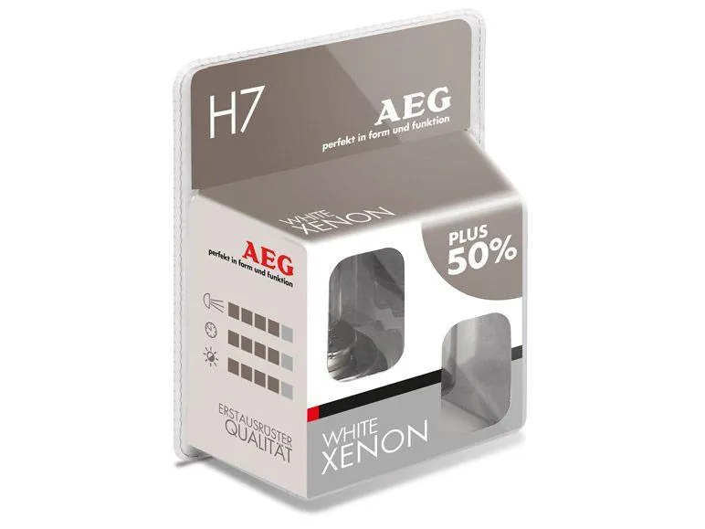 AEG Glühlampe White Xenon H7, 55 W, 2er Set