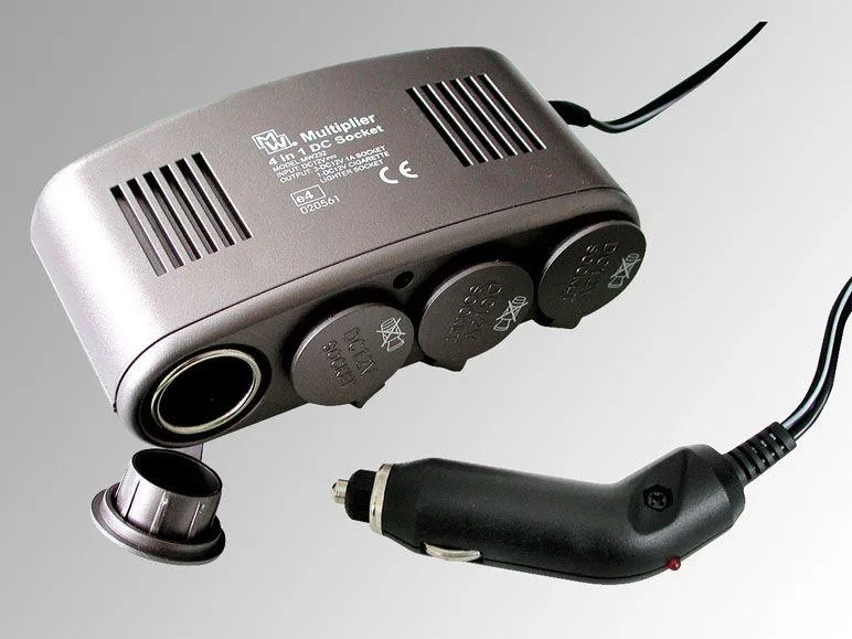 EUFAB Steckdose 4 in 1, 12V, mit 10A Sicherung