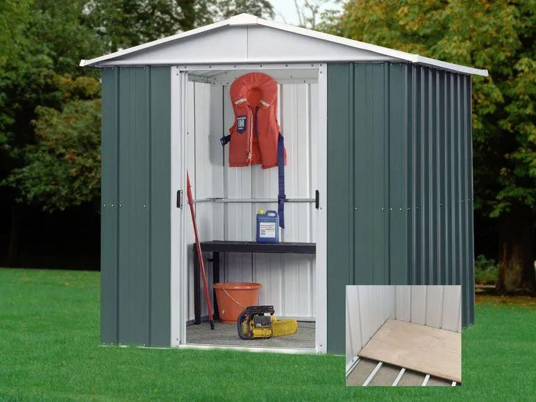 Yardmaster Metallgerätehaus Set BAYERN