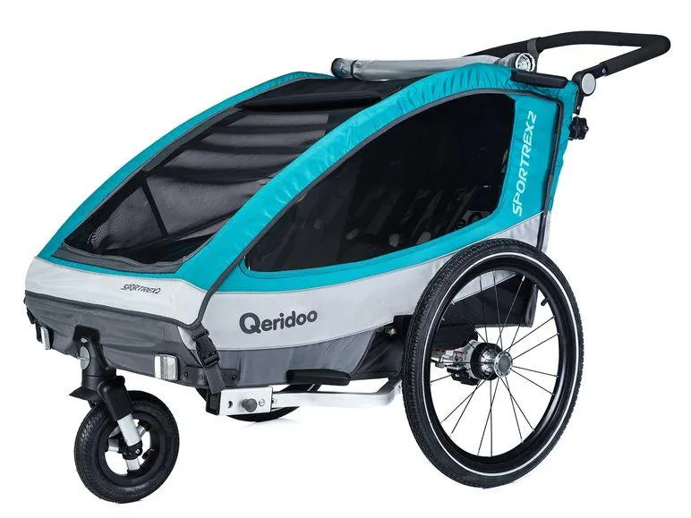 Qeridoo Fahrradanhänger Sportrex2 2018