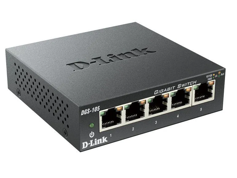 D-Link DGS-105 5-Port Layer2 Gigabit Switch
