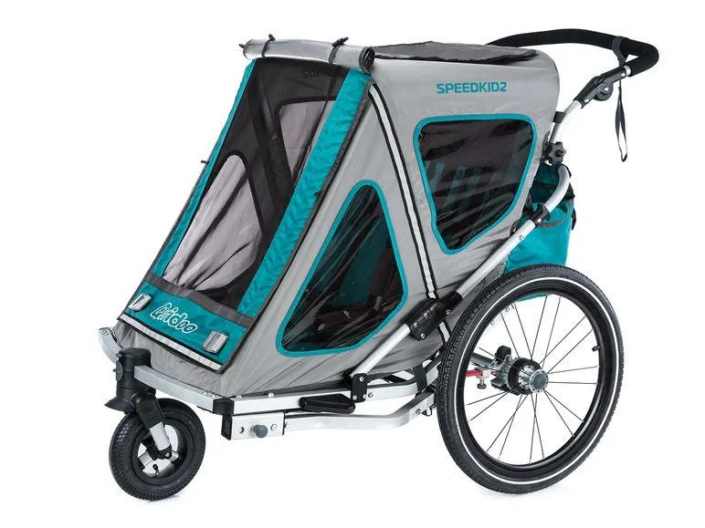Qeridoo Fahrradanhänger Speedkid2 2018