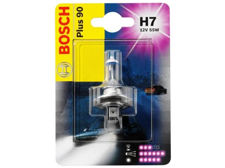 BOSCH Autolampe H7 Plus 90