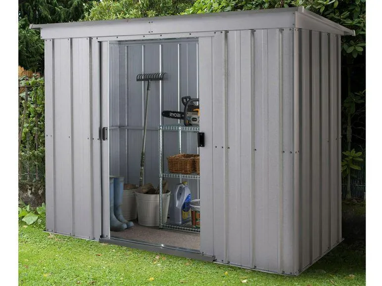 Yardmaster Metallgerätehaus TITANIUM, silber-metallic